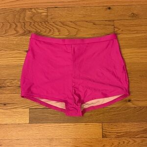 NWT! J.Crew Mini Swim Short in Radiant Fuschia